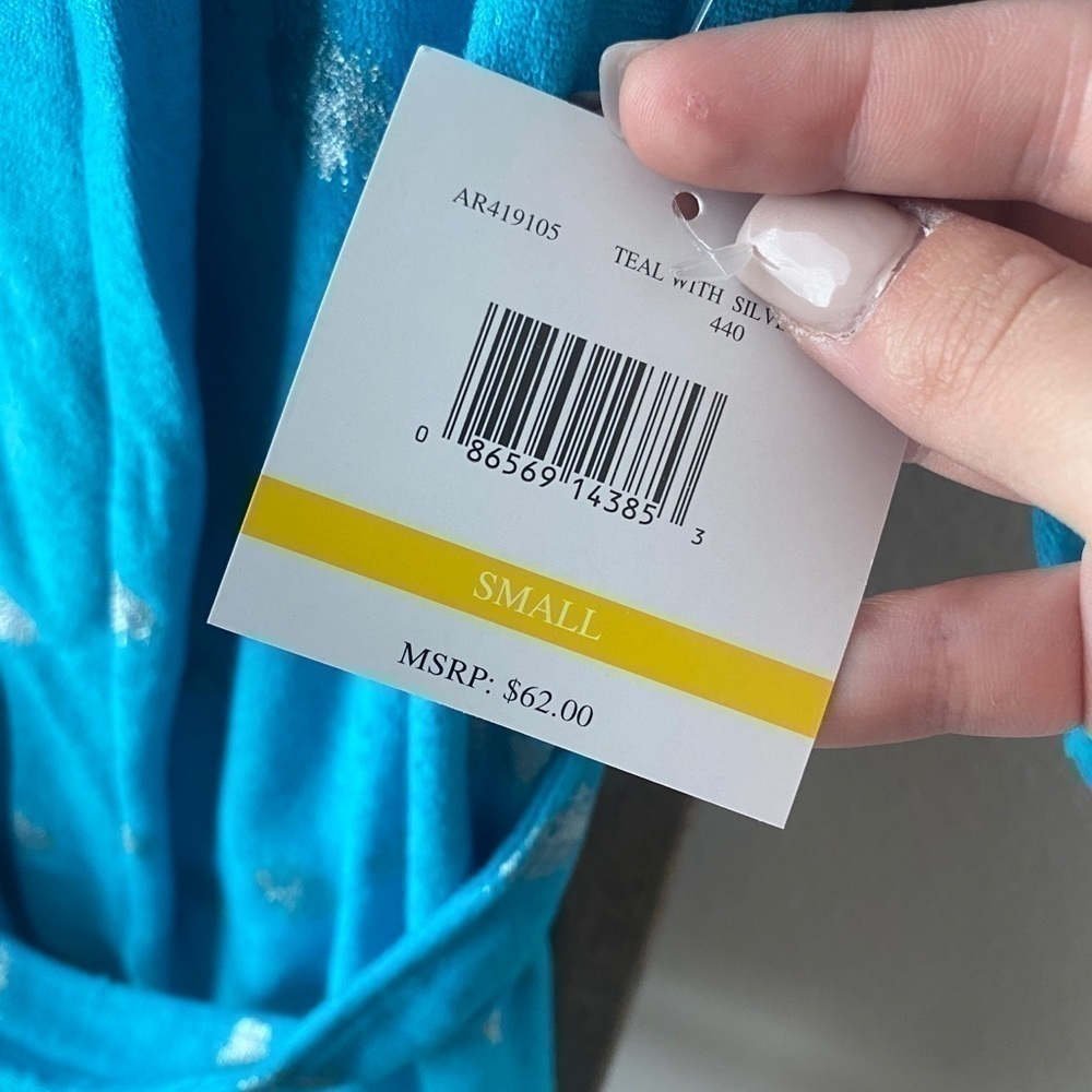 NWT - Artology Robe - blue size small - Picture 3 of 5